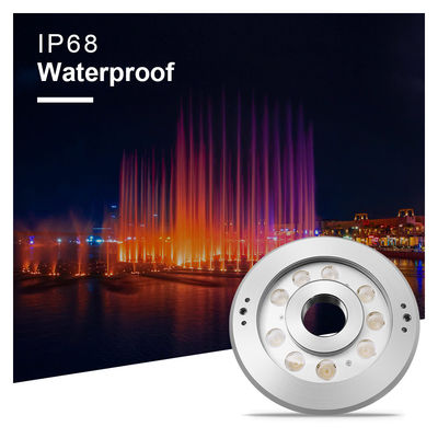 Đèn phun nước LED thép không gỉ IP68 DC24V CE chứng nhận