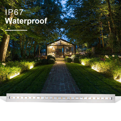 Đèn thanh tuyến tính IP68 ngoài trời chống thấm Stainless Steel DMX512 RGB + 3000k Đèn dưới nước