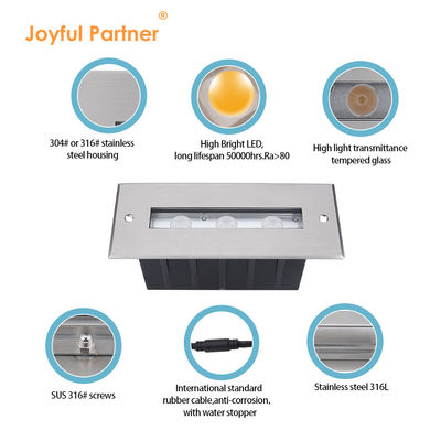 Ánh sáng tuyến tính dưới nước thép không gỉ 316L đèn LED hồ bơi