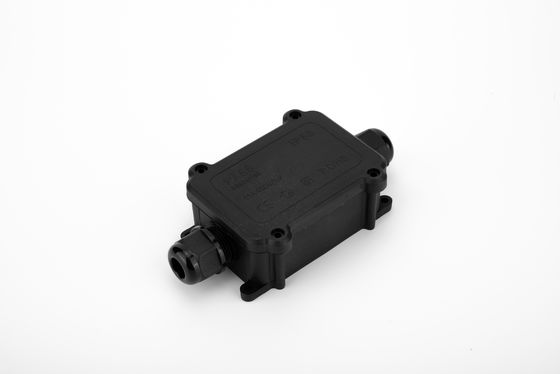 Đen IP68 kết nối nhanh 24A 450VAC Hộp kết nối chống nước 2 chân