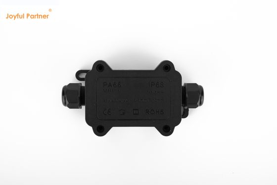 Đen IP68 kết nối nhanh 24A 450VAC Hộp kết nối chống nước 2 chân