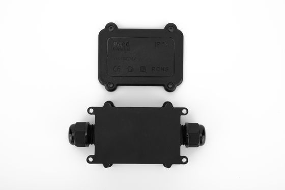Hộp nối cáp chống thấm nước loại H 3 ngả nhựa màu đen đầu nối nhanh