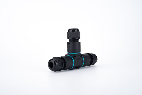 Đầu nối tròn cái bằng nhựa chống nước IP68, 2/3 chân, lắp đặt nhanh, bộ chuyển đổi điện