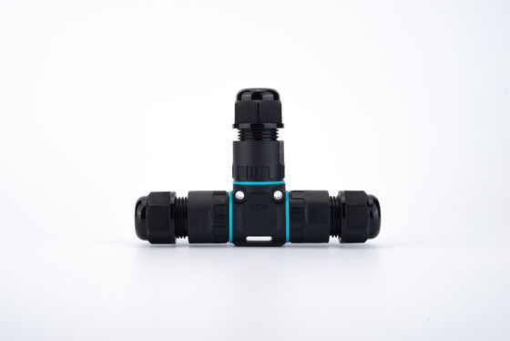 Đầu nối tròn cái bằng nhựa chống nước IP68, 2/3 chân, lắp đặt nhanh, bộ chuyển đổi điện