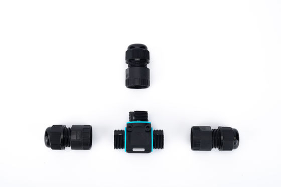 Đầu nối tròn cái bằng nhựa chống nước IP68, 2/3 chân, lắp đặt nhanh, bộ chuyển đổi điện