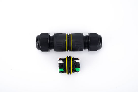 Đầu nối cáp điện 32A 250VAC IP68 Chống thấm nước Đầu nối 2 ngả 6-12mm DIA