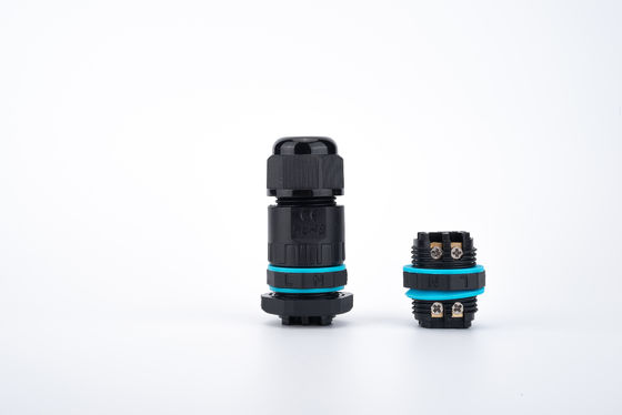 M19 3 Pin Electrical IP68 Quick Connector 2 Way Outdoor Extension Cord Connector