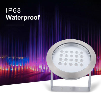 IP68 đèn LED ánh sáng điểm dưới nước 20W 40W 60W 80W DMX512 Premium SS316 Nhà chứa cho đài phun nước vườn