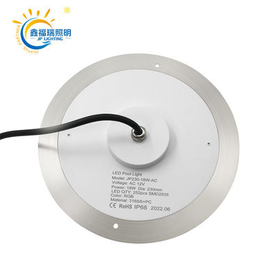 6w 10w 18w 25w Ánh sáng tuyến tính dưới nước Thép không gỉ Đèn hồ bơi chống nước