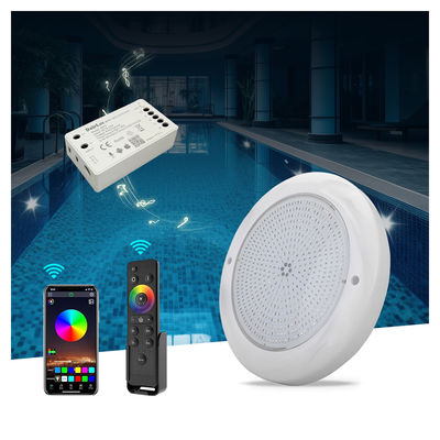 Đèn hồ bơi dưới nước Đèn bơi RGB 230mm 18W Đèn mặt đất IP68 DC12V 3000K