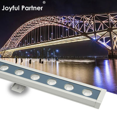 Đèn máy giặt tường IP65 Vỏ nhôm Thay đổi ánh sáng tuyến tính chống nước dmx 512