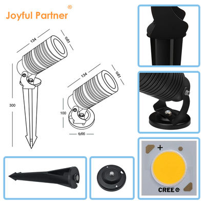 14W LED IP65 Landscape Pathway Lampu cỏ Đèn sân vườn có thể điều chỉnh