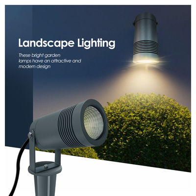 IP65 Đèn cảnh quan LED 10W 2700k 3000k Đèn kiến trúc Đèn vườn fecade với nền hoặc mũi nhọn