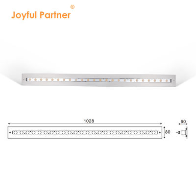 Đèn hồ bơi tuyến tính dưới nước IP68 48W RGB thép không gỉ 316