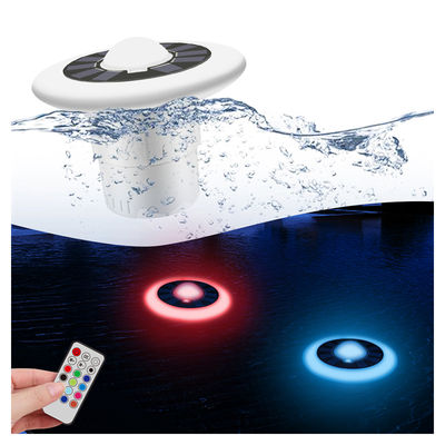 IP68 Kiểm soát nước từ xa hiển thị nhiệt độ sạc RGB Đèn bể bơi nổi mặt trời cho bữa tiệc bể bơi