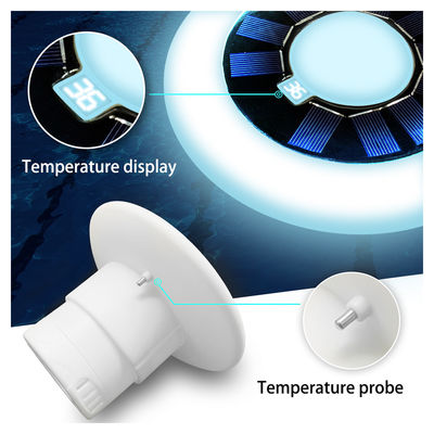 IP68 ngoài trời vườn chống nước RGB đa màu bể nổi đèn mặt trời LED cho hồ bơi sân