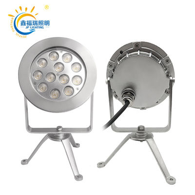 Chứng nhận CE ROHS DC 24V IP68 Cung cấp nhà máy 12X1W LED màu đơn chìm đèn hồ điện áp thấp