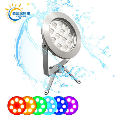 OEM CE ROHS chứng nhận Stainless Steel316 IP68 chống nước 12x2W đèn hồ LED RGB