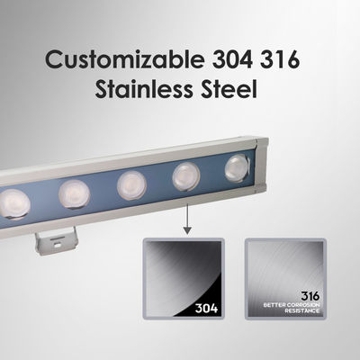 DC24V Voltage IP65 Kiểm soát nước RGB Light Bar Khởi động bên ngoài Wall Wash Lighting cho các dự án chiếu sáng ngoài trời