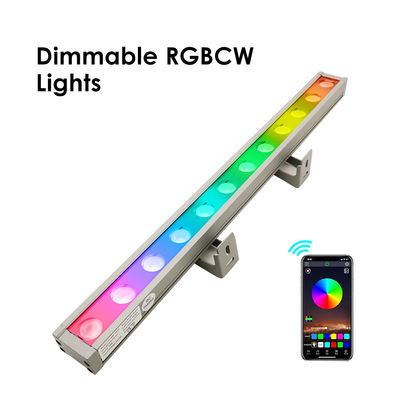 Dễ lắp đặt Cúp điều chỉnh điều khiển từ xa bên ngoài đèn LED tường rửa với ánh sáng công nghiệp