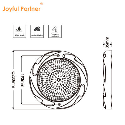 Không thấm nước IP68 12V Par56 nhựa epoxy Đỏ trắng ấm chất lượng cao thông minh SMD LED ngoài trời ánh sáng thay đổi màu sắc