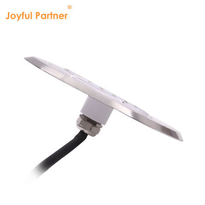 Đèn LED hồ bơi IP68 Trắng / Đắng ấm 316 ốp thép không gỉ 6W SMD 2835 63Pcs