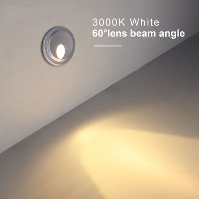 1W Ống nhôm ngoài trời tường đèn LED hành lang đèn LED cầu thang bước với IP65 chống nước