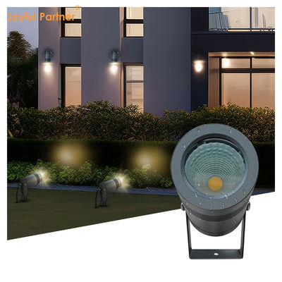 DIA 50mm 6W CREE COB LED Aluminium Face Cover DC12v 24v Garden Spike Light với Cover Shading