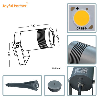 Đèn cảnh ngoài trời màu trắng lạnh