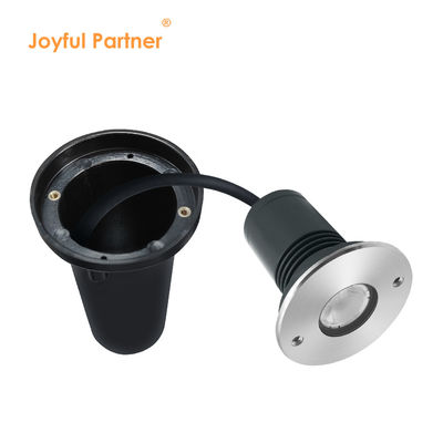 Đèn dưới lòng đất chôn vùi DC12V-24V chống nước IP67 thép không gỉ 316 vật liệu DIA67MM