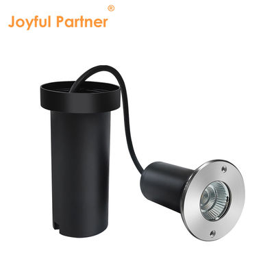 Đèn âm đất LED COB 6W IP67 Chống bụi Thân nhôm Âm tường DIA85MM Dành cho Sân vườn ngoài trời