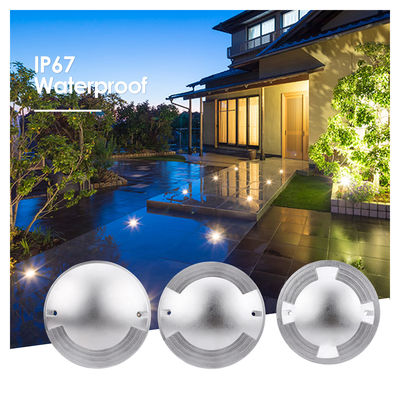 Thép không gỉ Underground Light Strong Load Bearing Capacity AC 100-240V IP67 chống nước cho đường lối vườn