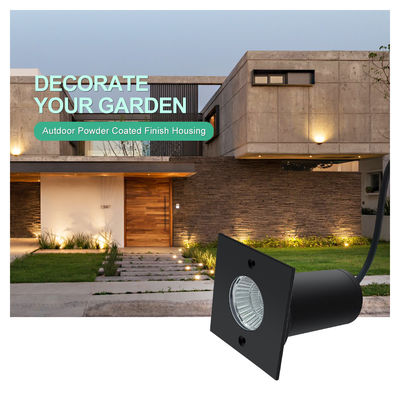 Joyful Partner Deck Step Garden Lights Điện áp thấp 12 24V 6W CREE COB Quảng trường trắng ấm áp