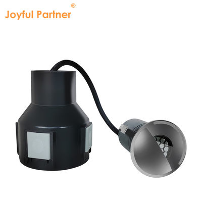 IP67 Semi Shading Recessed Round RGB Mặt trắng ấm phát ra dưới lòng đất Đèn chôn dưới lòng đất