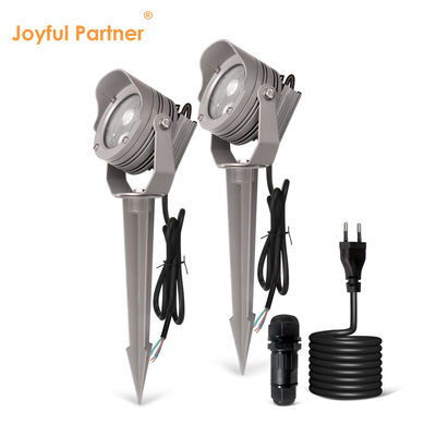 3W 6W RGB IP67 Không thấm nước DC12V 24V Phản xạ quang LED Đèn nhựa Spike Spot Light cho cây vườn