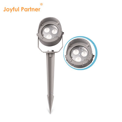 3W 6W RGB IP67 Không thấm nước DC12V 24V Phản xạ quang LED Đèn nhựa Spike Spot Light cho cây vườn