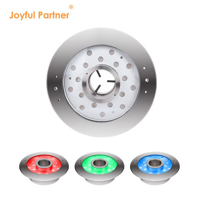 Joyful Partner 6W 9W 12W 18W 24V DMX Kiểm soát Stainless Steel IP68 Ánh sáng đài phun nước RGB