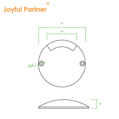 IP67 Inground Deck Light Mini Cỡ nhỏ 1W Vật liệu nhôm DC24V Cho vườn công viên giải trí