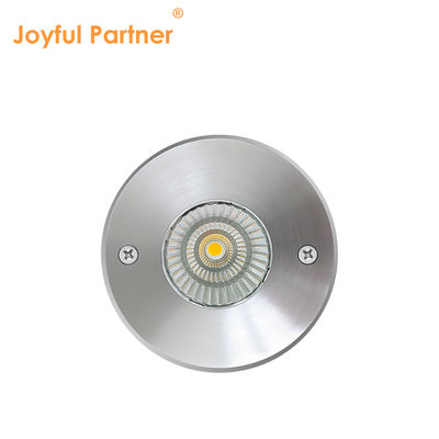 Đèn LED chôn vùi hình vuông hình tròn Sliver Lớp nhôm Lớp ngoài trời IP67 kiểu hiện đại