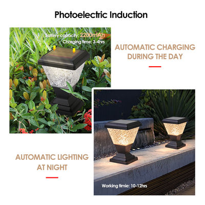 Ánh sáng sân trời LED IP65 ngoài trời chống nước 3.5W 2200mAh vật liệu chống tia cực tím nhựa với ống kính PC cho lối đi hiên