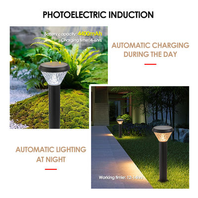 Đèn cột cỏ 2 năm PC ABS bảo hành nhà IP65 chống nước RGB màu AUTO-ON / OFF chức năng