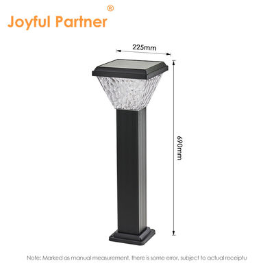 Ánh sáng sân vườn mặt trời ngoài trời LED Capacity lớn pin ABS Vật liệu nhôm Màu RGB phù hợp cho công viên sân