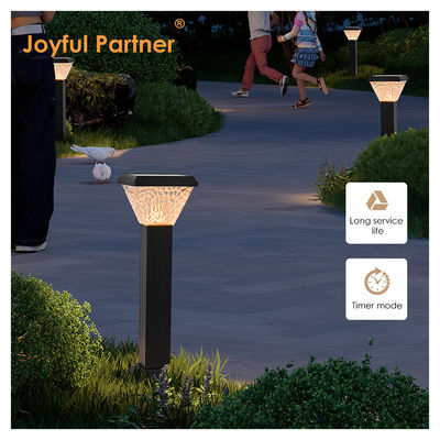 Ánh sáng sân vườn mặt trời ngoài trời LED Capacity lớn pin ABS Vật liệu nhôm Màu RGB phù hợp cho công viên sân