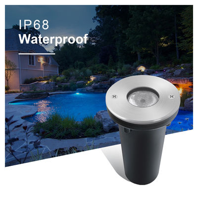 Đèn đài phun nước bằng thép không gỉ điện áp thấp RGB 3W 1W LED IP68 chống nước cho cảnh quan dưới nước