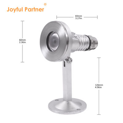 Đèn chiếu điểm dưới nước LED Chống nước IK07 1*2W LED DC24V DMX RGBW 6W Dùng cho đài phun nước