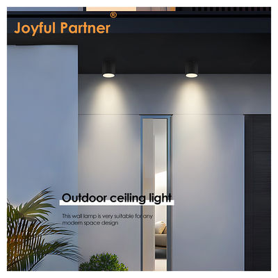 Đèn LED ốp trần hình trụ vỏ nhôm gắn bề mặt AC 220V 8W 3000K dùng cho hành lang