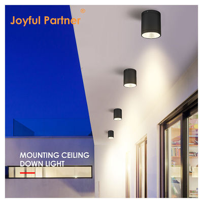 CE IP65 Đèn trần bề mặt gắn xuống ánh sáng chống thấm Cree Cob LED với thiết kế tròn