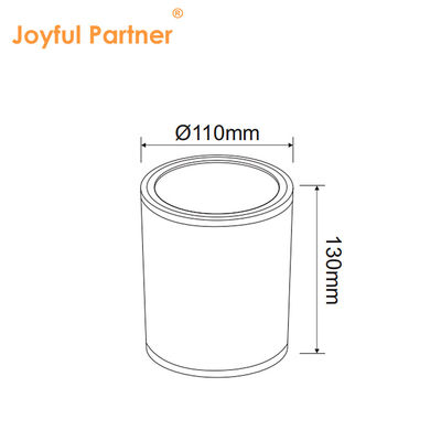 Đèn trụ ngoài trời gắn trên tường Đèn LED đen Cột xuống Đèn vườn ngoài trời Cree COB Led 15W 3500k