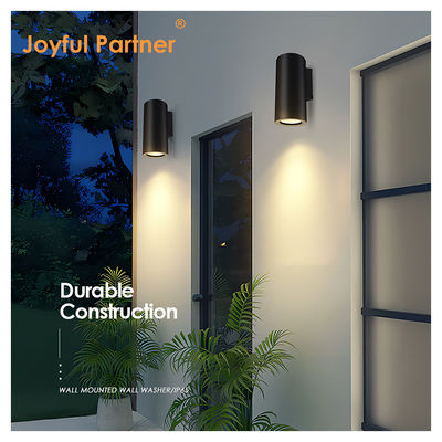 Garden Electric LED Wall Lanterns Aluminium Cửa tường gắn lên và xuống Đám ấm Cree trắng COB LED Cho trang trí ngoài trời