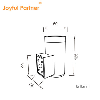 Garden Electric LED Wall Lanterns Aluminium Cửa tường gắn lên và xuống Đám ấm Cree trắng COB LED Cho trang trí ngoài trời